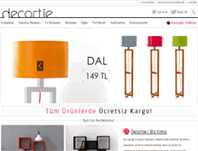 Tablet Screenshot of decortie.com